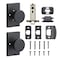 Sure-Loc Hardware Sure-Loc Hardware Wasatch Handleset, Slickrock Knob, Flat Black WS507-SR FBL - alternate 4
